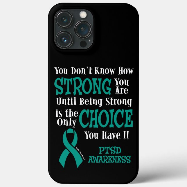 Strong/Choice...PTSD Case-Mate iPhone Hülle (Rückseite)