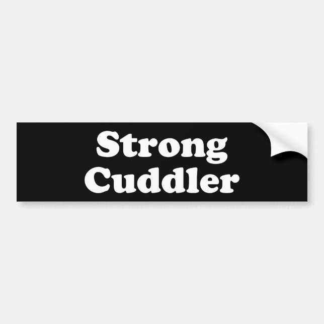 Strong Cuddler Autoaufkleber (Vorne)