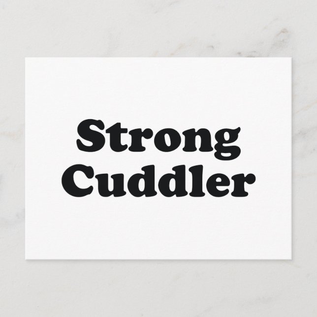 Strong Cuddler Postkarte (Vorderseite)
