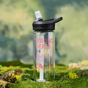 Strong & Fit Motivierend Wasserflasche Trinkflasche