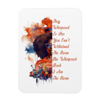 Strong Girl Black History Strong African Magnet