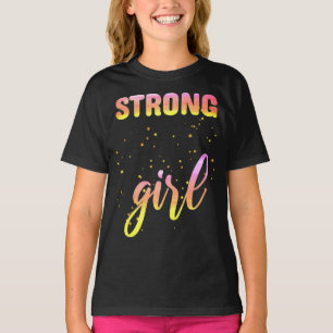 Strong Girl Pastel Star T-Shirt