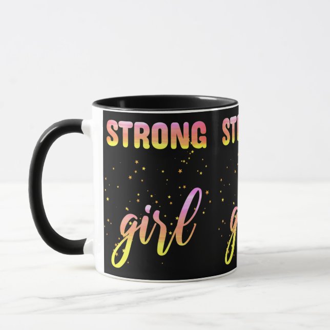Strong Girl Pastel Star Tasse (Links)