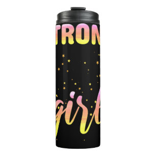 Strong Girl Pastel Star Thermosbecher