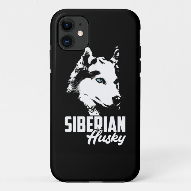 Strong Husky Siberian Case-Mate iPhone Hülle (Rückseite)