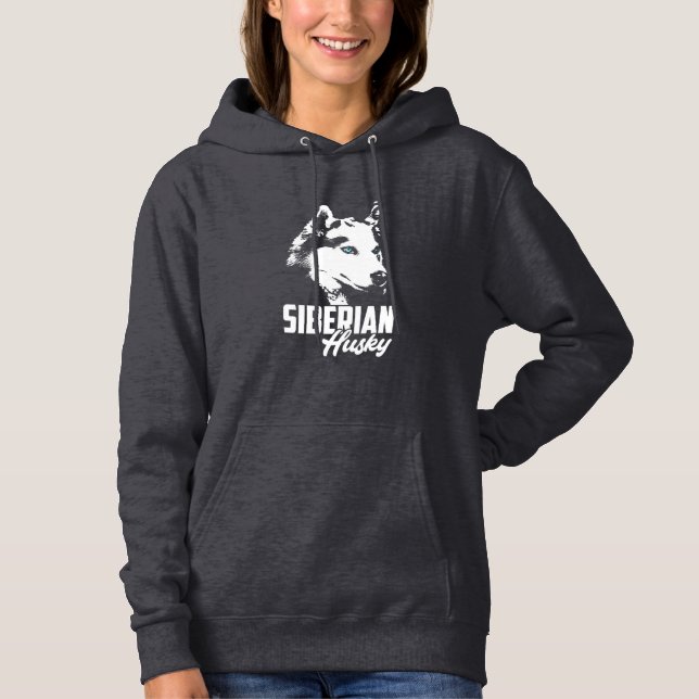 Strong Husky Siberian Hoodie (Vorderseite)