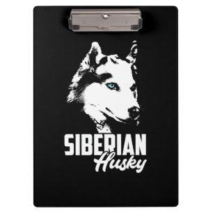 Strong Husky Siberian Klemmbrett