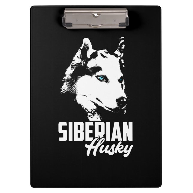Strong Husky Siberian Klemmbrett (Vorderseite)