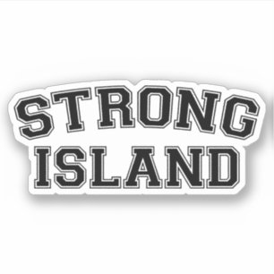 Strong Island, NYC, USA Aufkleber