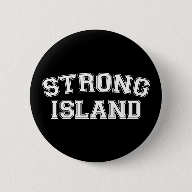 Strong Island, NYC, USA Button (Vorderseite)