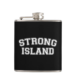 Strong Island, NYC, USA Flachmann