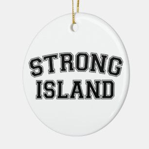 Strong Island, NYC, USA Keramik Ornament