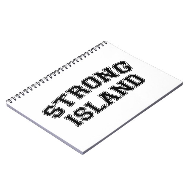 Strong Island, NYC, USA Notizblock (Linke Seite)