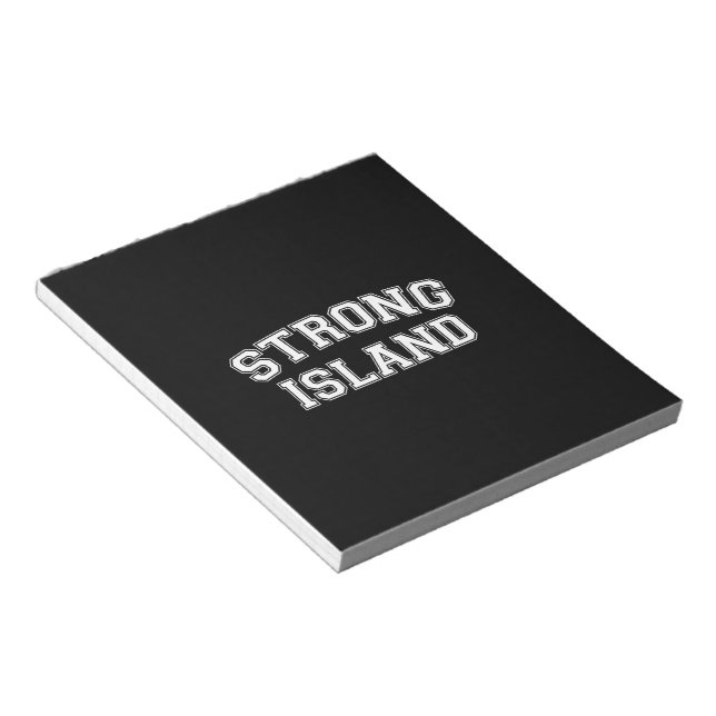 Strong Island, NYC, USA Notizblock (angewinkelt)
