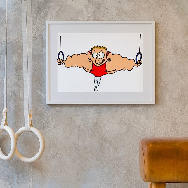 Strong Man Gymnast Poster (Von Creator hochgeladen)