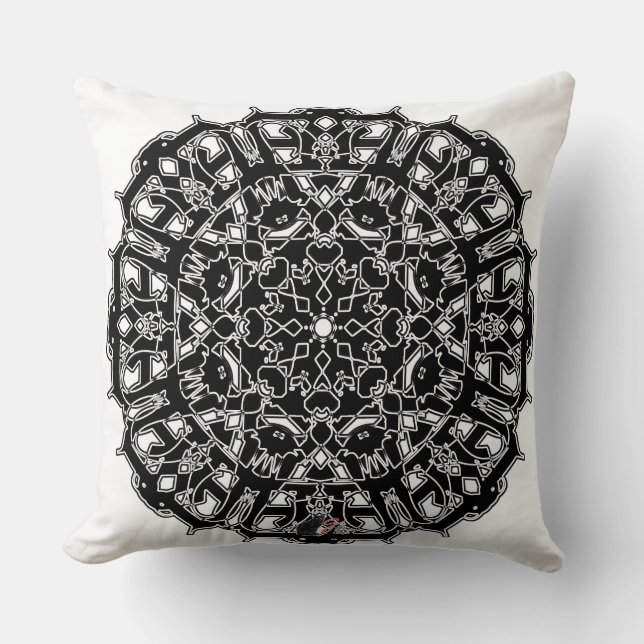 Strong Octa Glyph Pillow Kissen (Vorderseite)