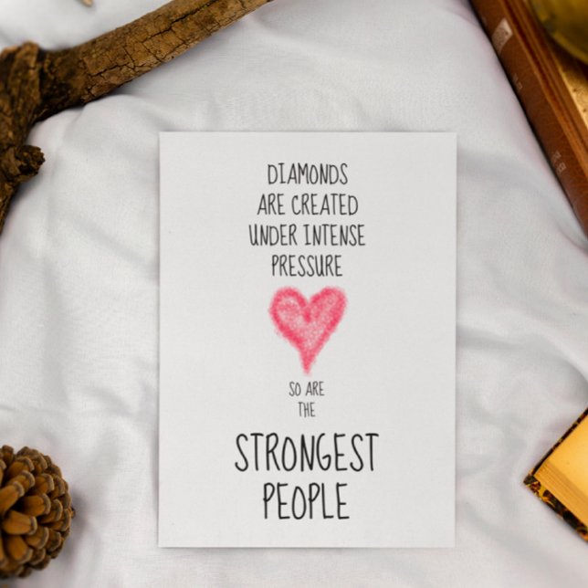 Strong People Inspiration Postkarte (Von Creator hochgeladen)