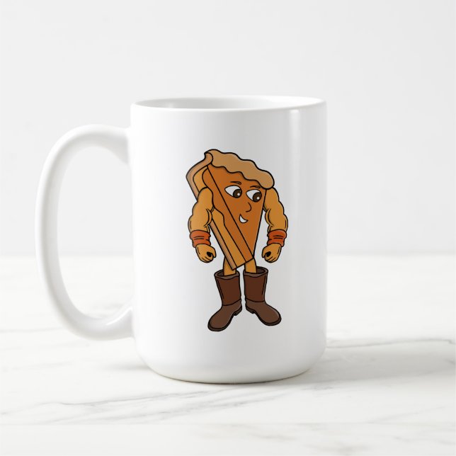 Strong Pie Wearing Boots Kaffeetasse (Links)