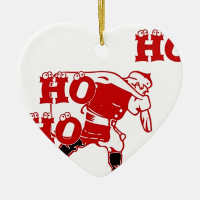 Strong Santa Ho Ho Ho Collection Keramikornament (Vorne)