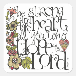 Strong - Square Sticker