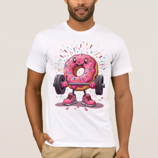 Strong, Sweet & Sprinkled - Funny Donut Gym T-Shir T-Shirt