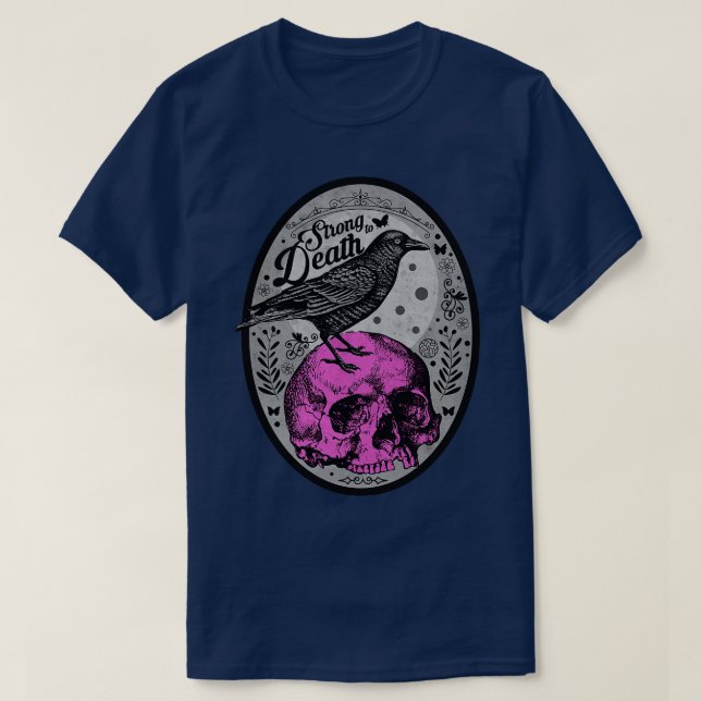 Strong to Death Raven T-Shirt (Design vorne)