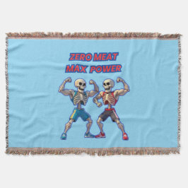 Strong to the Bone – Funny Skeleton Muscle Design Decke