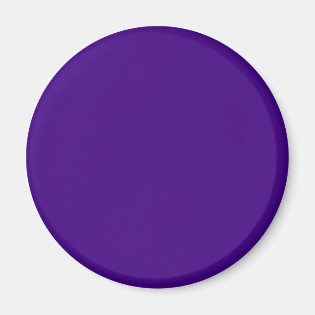 Strong Violet 400080 Color - Add a Name Option Magnet (Vorne)
