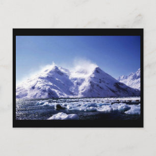 Strong West Wind in Harriman Fjord Postkarte