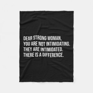 Strong Woman Pro Choice Feminist Fleecedecke