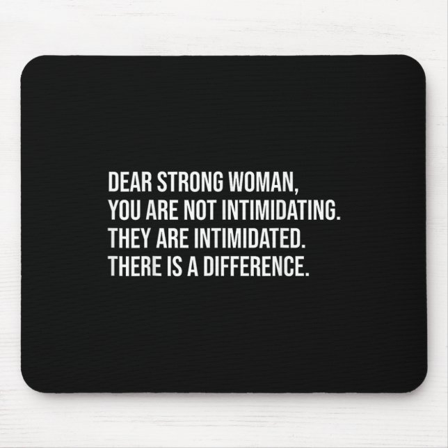 Strong Woman Pro Choice Feminist Mousepad (Vorne)
