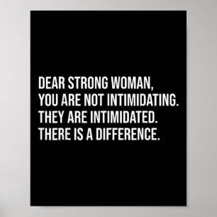 Strong Woman Pro Choice Feminist Poster