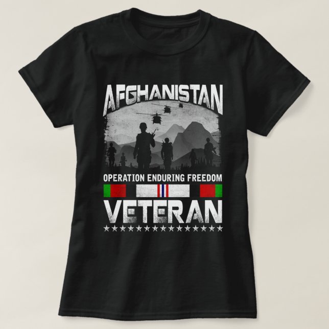 Strong Woman Stand Up For Herself Female Veteran F T-Shirt (Design vorne)