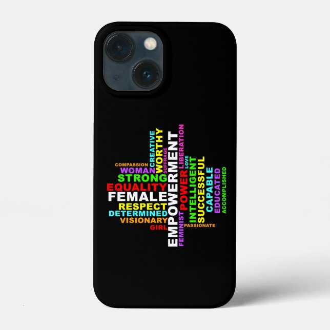 Strong Woman Word Cloud Case-Mate iPhone Hülle (Rückseite)
