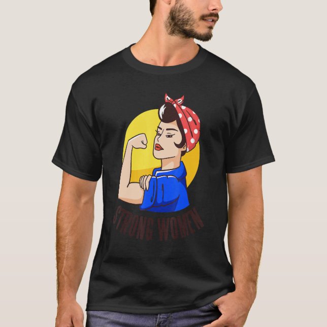 strong women power T-Shirt (Vorderseite)