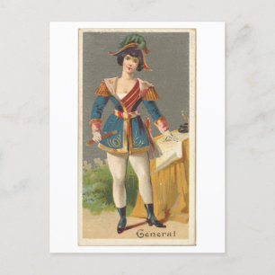 Strong Women Series #11: General Vintag Postkarte