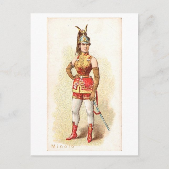 Strong Women Series #34: Soldier Vintag Postkarte (Vorderseite)