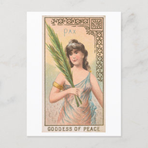 Strong Women Series #56: Pax Peace Vintag Postkarte