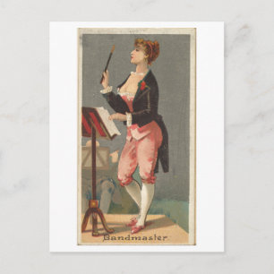 Strong Women Series #7: Dirigent Vintage Postkarte