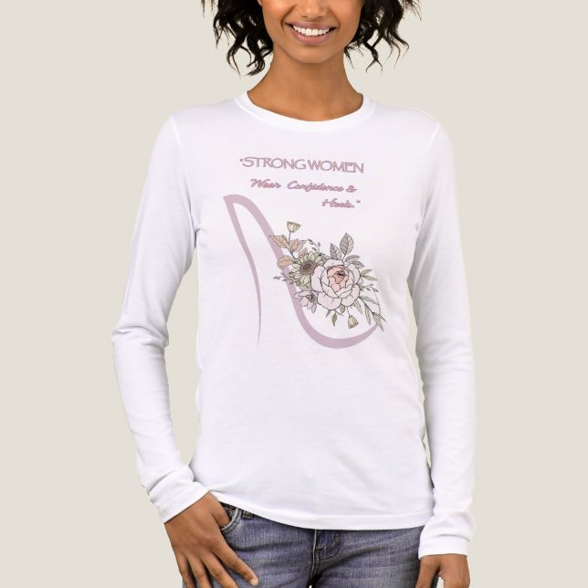 strong women  Tri-Blend shirt (Vorderseite)