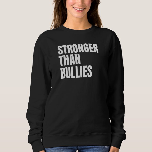 Stronger als Bullen Sweatshirt (Vorderseite)