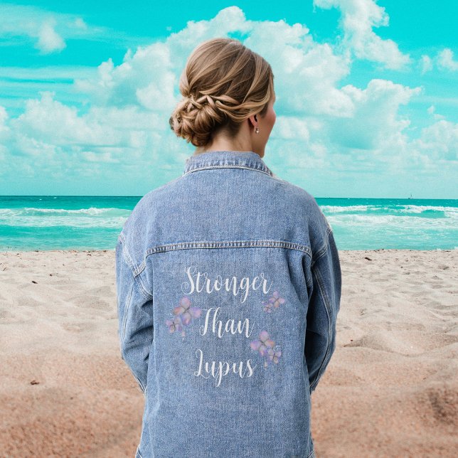 Stronger als Lupus Jeansjacke (Von Creator hochgeladen)