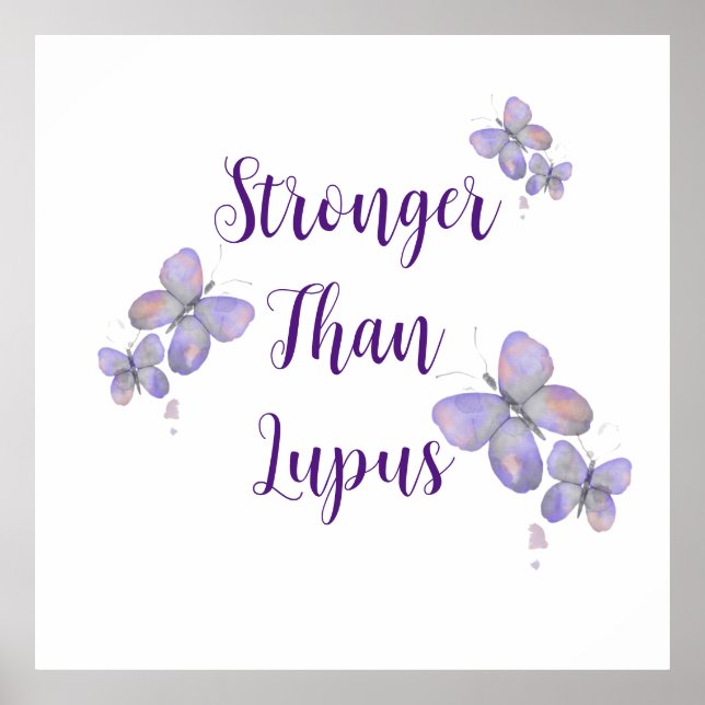 Stronger als Lupus Poster (Vorne)