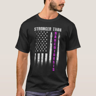 Stronger als Sarcoidose Patriotic Sarcoidose Aw T-Shirt