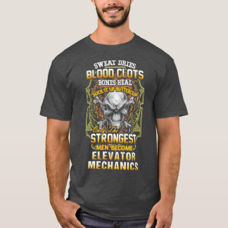 Strongest Elevator MechanicTShirt T-Shirt
