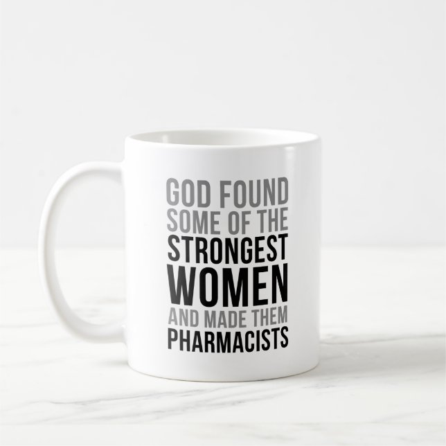 Strongest Women Pharmaceuticals Kaffeetasse (Links)