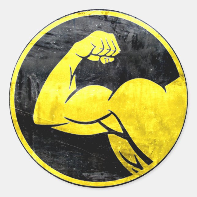 StrongHands ステッカー オリジナル Runder Aufkleber (Vorderseite)