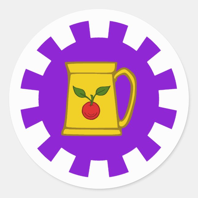 Stronghold von Greyfells Populace Abzeichen Runder Aufkleber (Vorderseite)