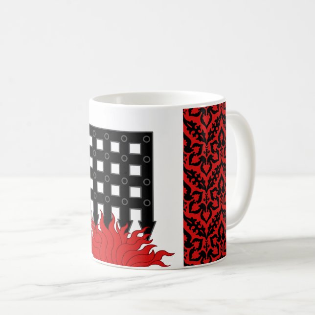Stronghold von Hellsgate Populace Abzeichen Kaffee Kaffeetasse (VorderseiteRechts)