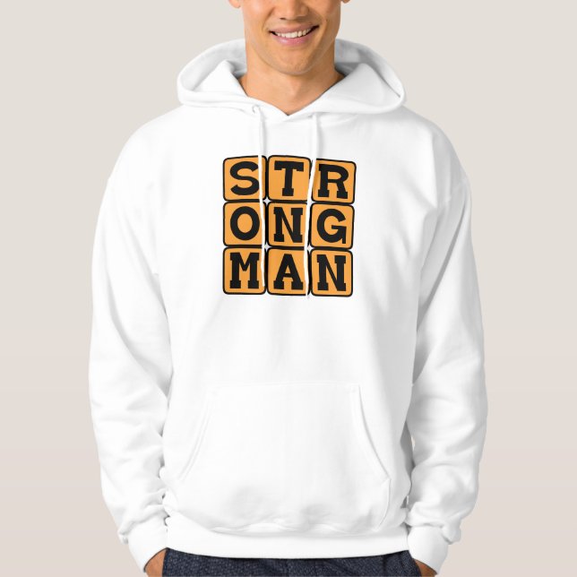 Strongman, Bodybuilding Hoodie (Vorderseite)